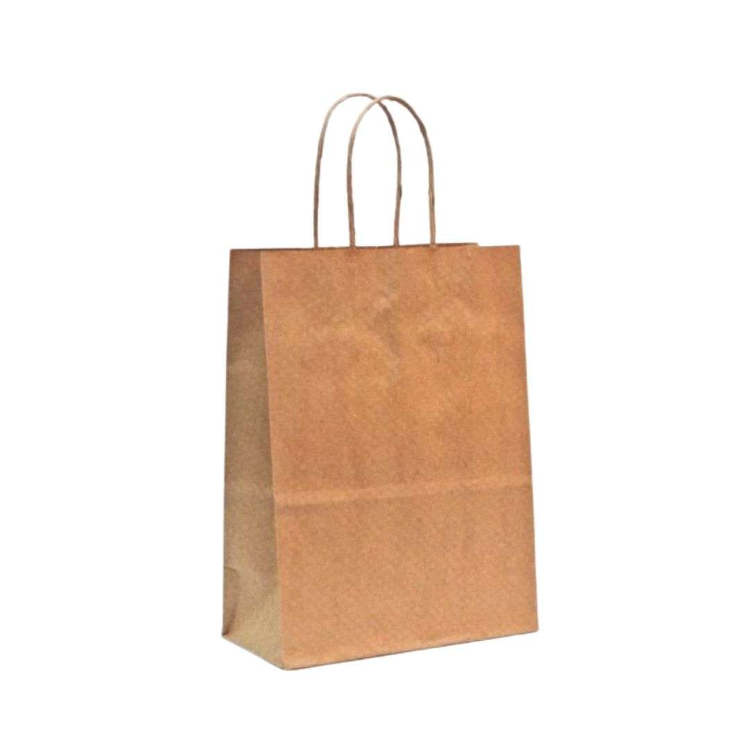 SACOLA KRAFT NATURAL M 20X28 FARDO C/100